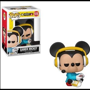 Funko Pop! Vinyl: Disney - Gamer Mickey (Sitting) - GameStop (Exclusive) #515